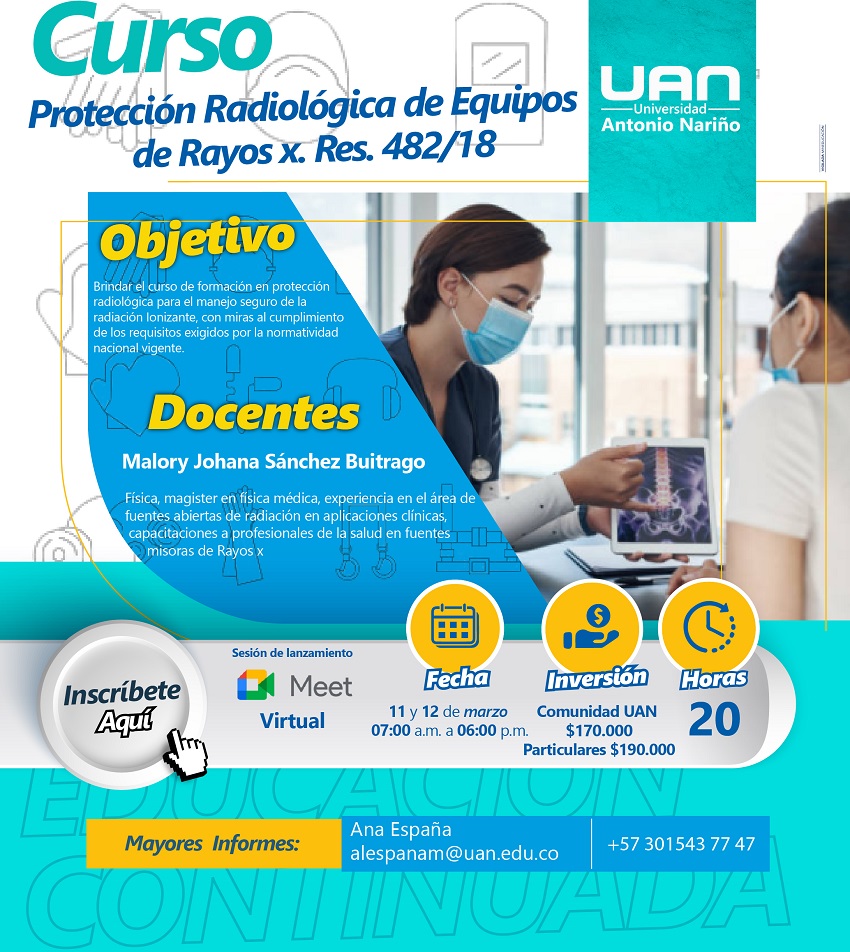 ProteccionRadiologicaEquiposRayosX BucaramangaVirtual1 2022 M