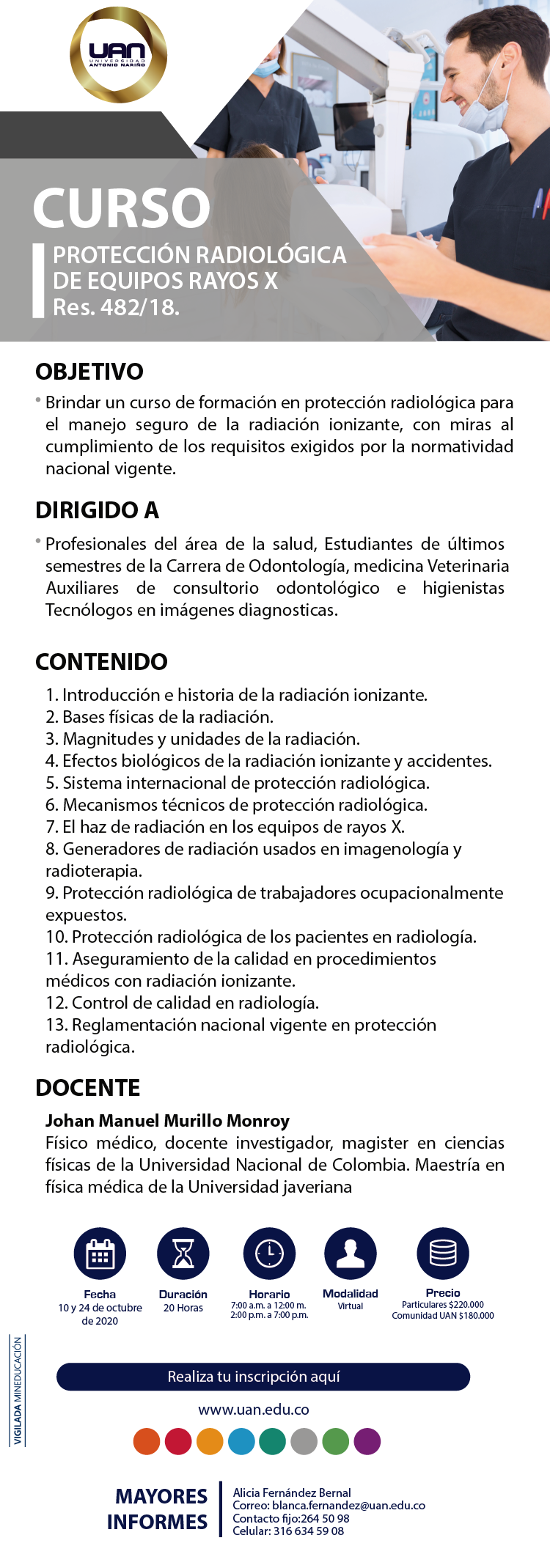 ProteccionRadiologicaEquiposRayosX IbagueVirtual2 2020 M