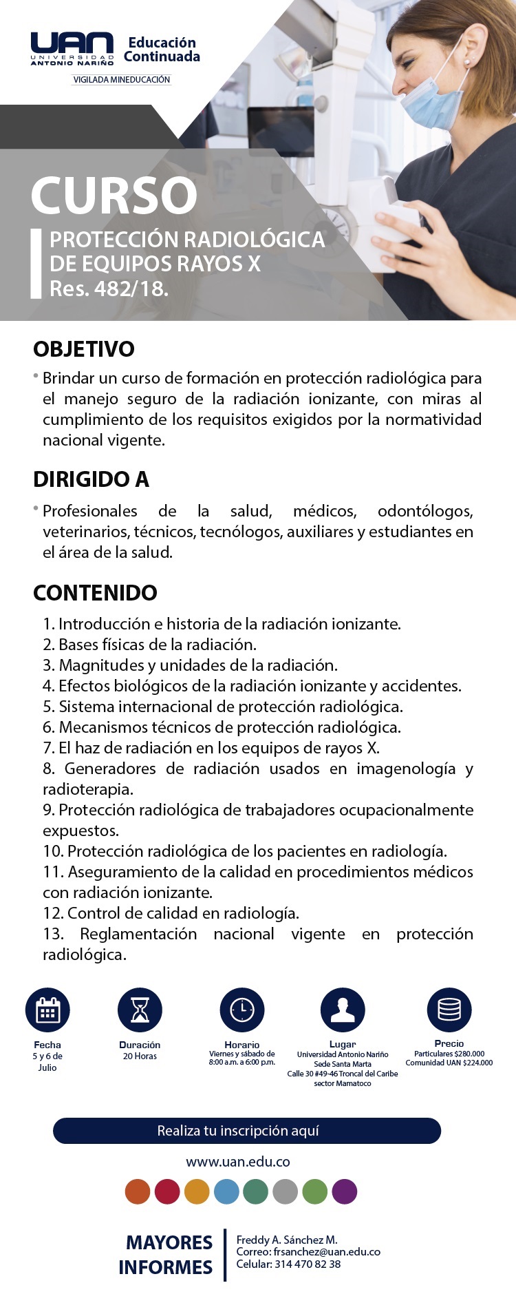 ProteccionRadiologicaEquiposRayosX SantaMarta2019 M