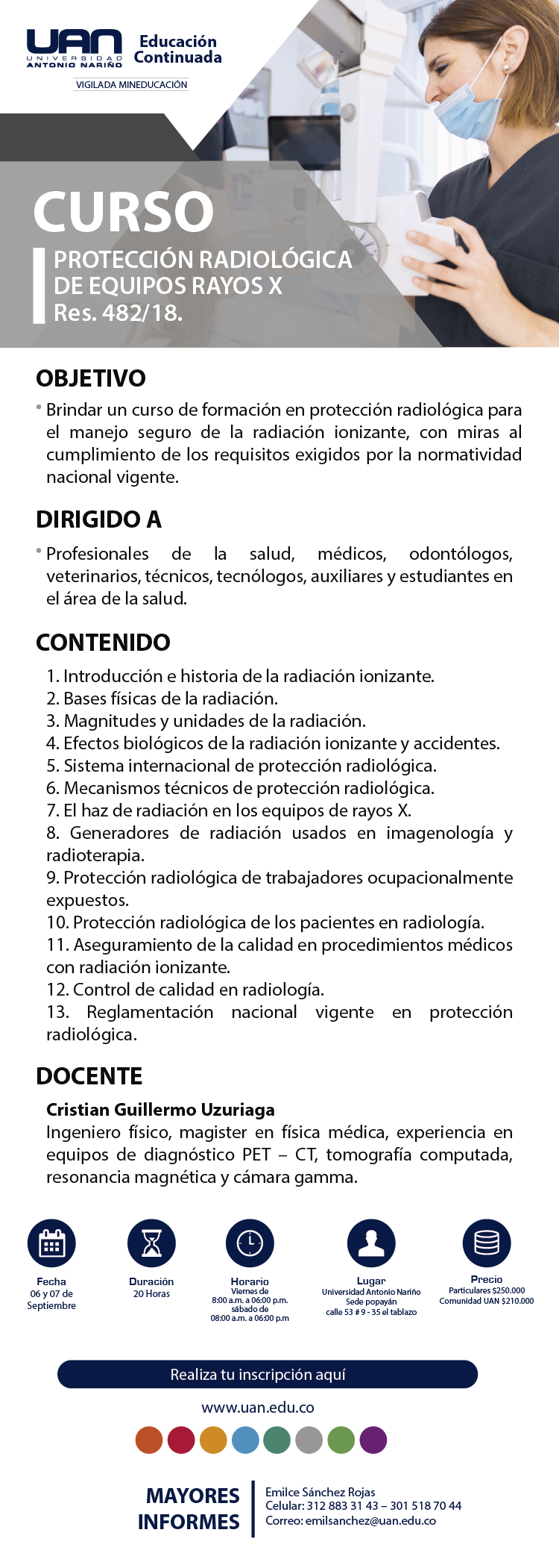 ProteccionRadiologicaEquiposRayosXRes482 18 Popayan2019 M