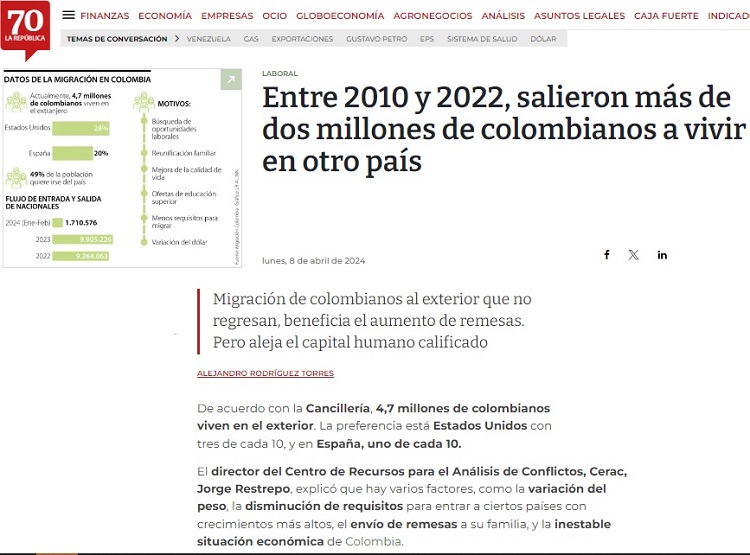 Entre2010 2022SalieronMasDosMillonesColombianos