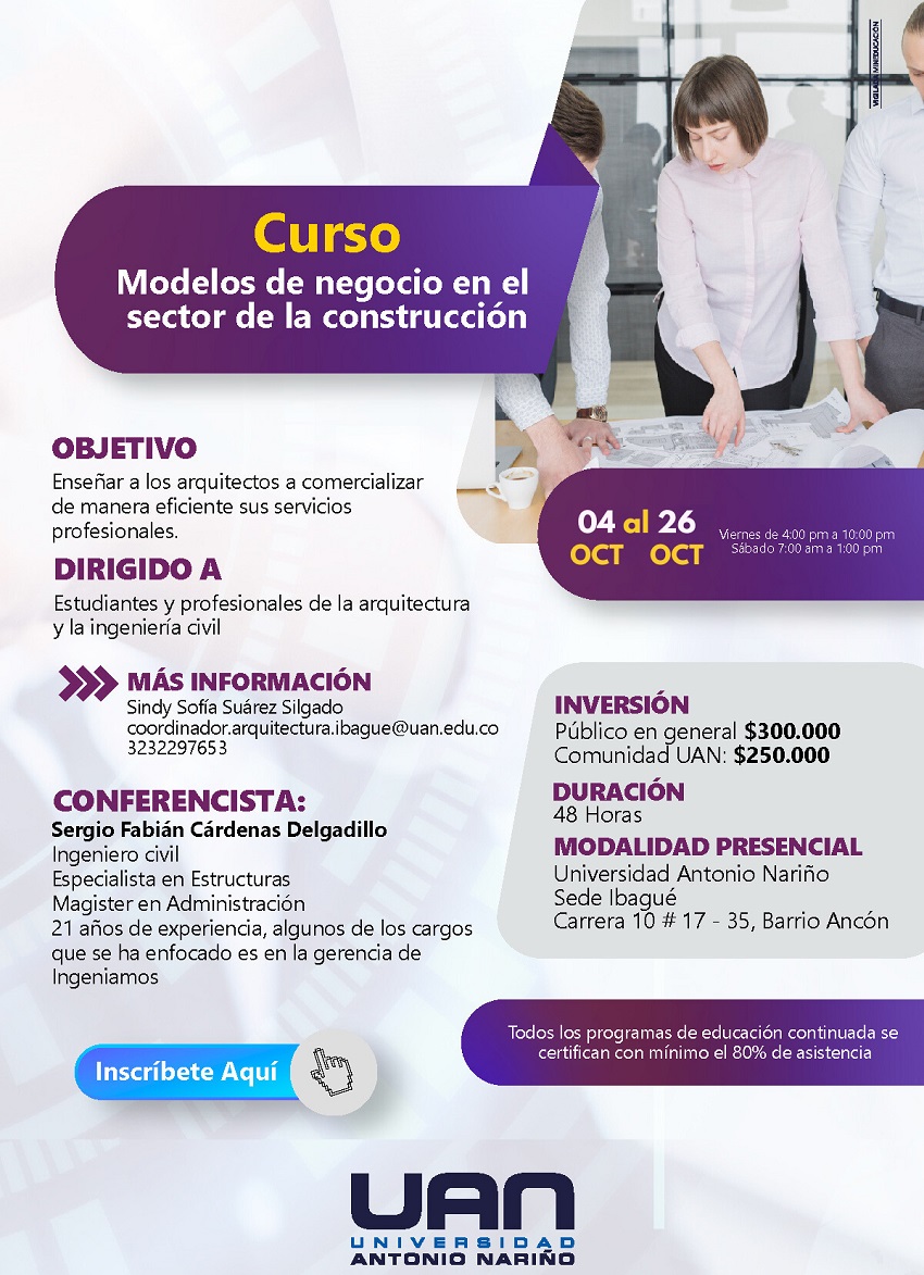 ModeloNegociosSectorConstruccion IbaguePresencial M