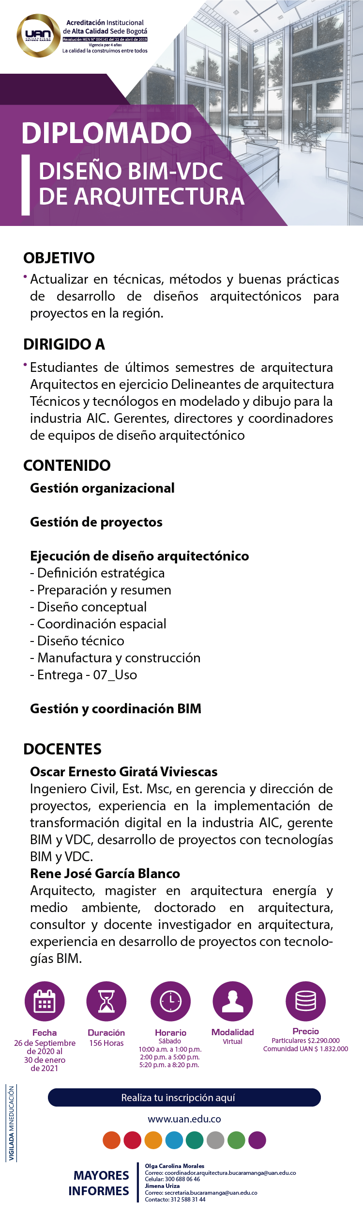 DisenoBIM VCDArquitectura Virtual2020 M