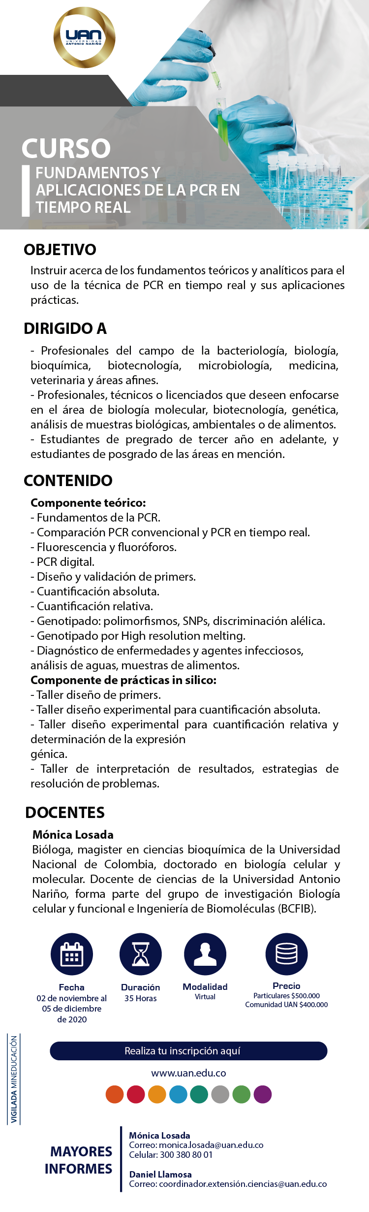 FundamentosAlicacionesPCRTiempoReal CircunvalarVirtual2020 M
