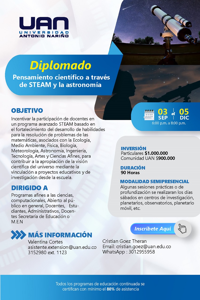 PensamientoCientificoSTEAMAstronomia FedermanSemipresencial M