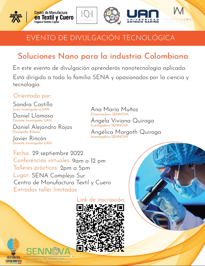 DivulgacionTecnologicaSolucionesNanoIndustriaColombiana Presencial2022 M