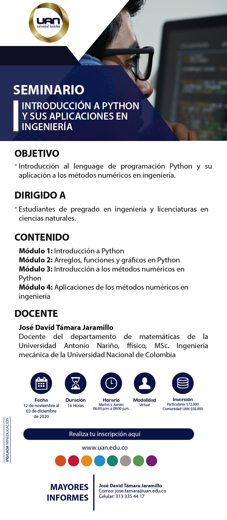 IntroduccionPythonAplicacionesIngenieria DuitamaVirtual2020 M