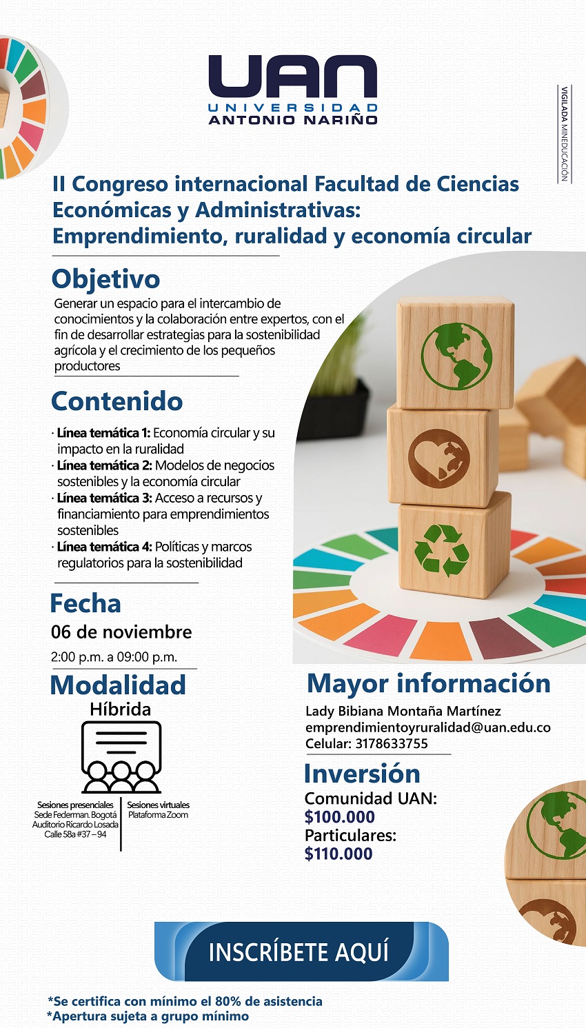 IICongresoInternacionalFCEAEmprendimientoRuralidadEconomiaCircular FedermanHibrida M