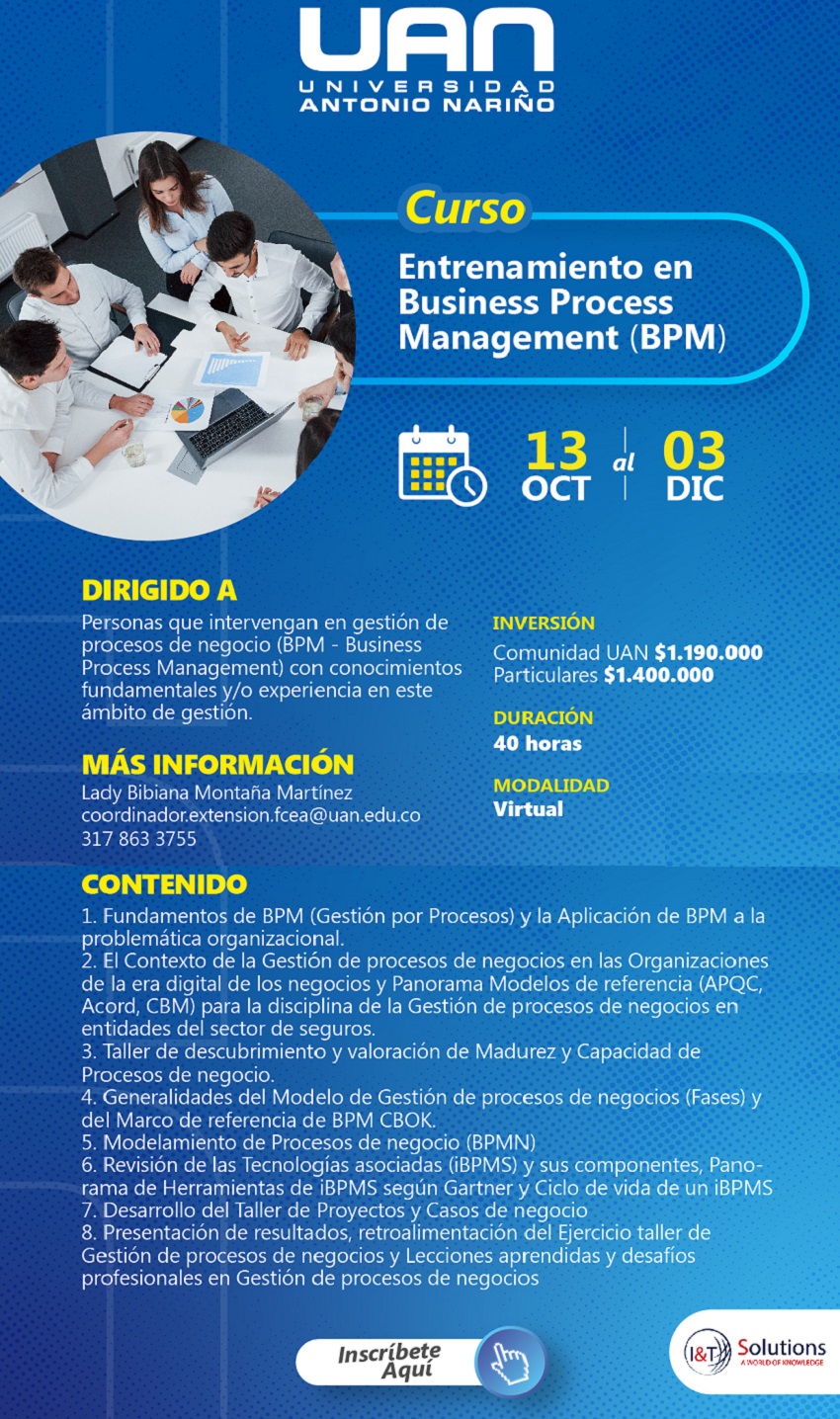 EntrenamientoBusinessProcessManagementBMP FedermanVirtual M