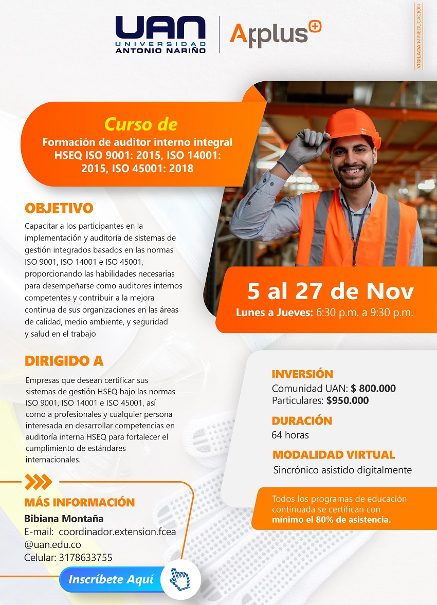 FormacionAuditorInternoIntegralHSEQISO FedermanVirtual M