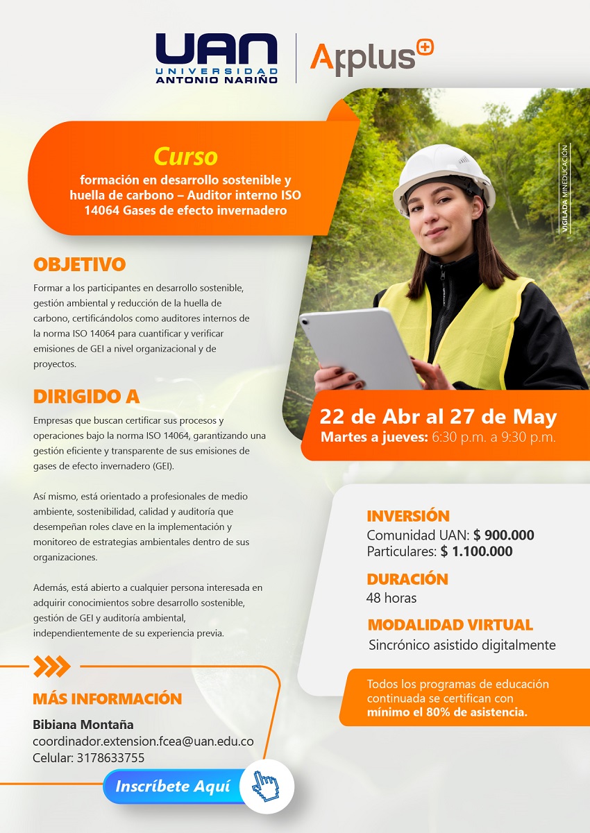FormacionDesarrolloSostenibleHuellaCorbonoAuditorInterno FedermanVirtual2025 M