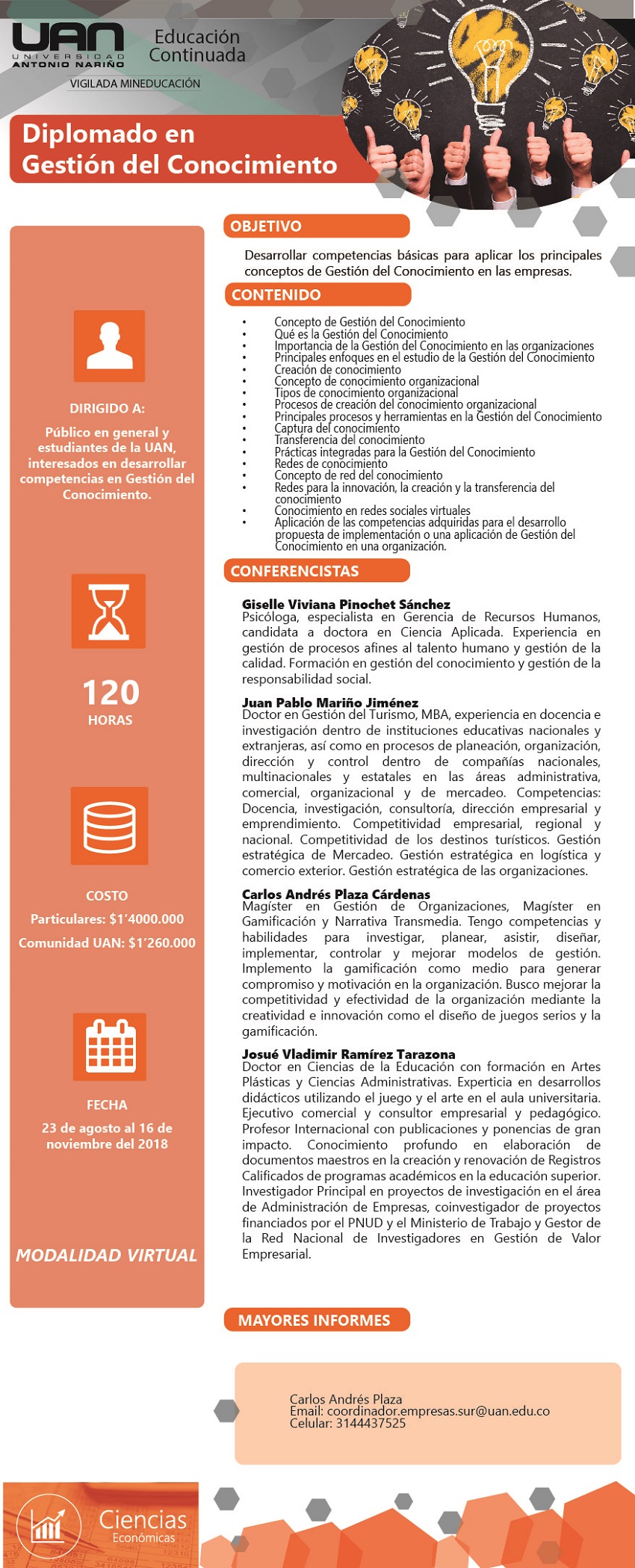 MailingDiplomadoGestionConocimiento Virtual2018