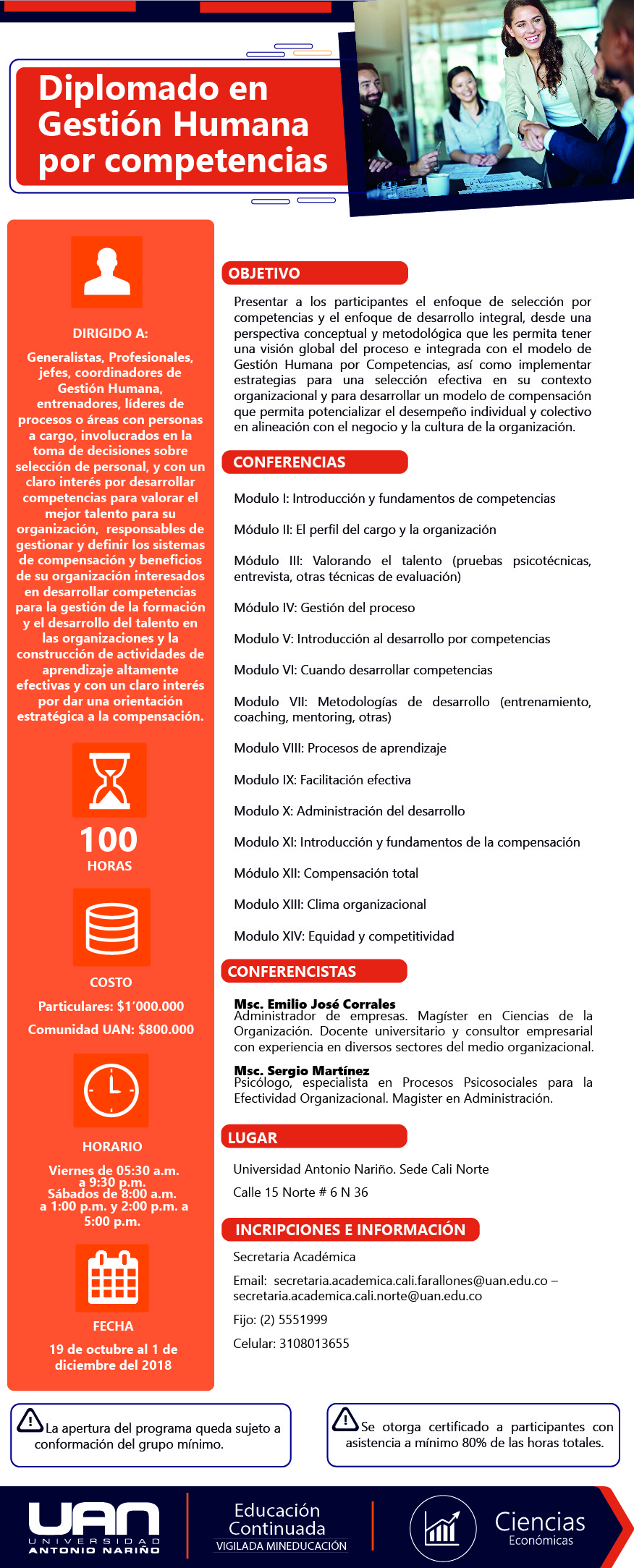 MailingDiplomadoGestionHumanaCompetencias Cali2018