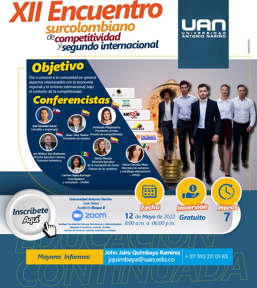 XIIEncuentroSurcolombianoCompetitividadSegundoInternacional NeivaSemipresencial2022 M