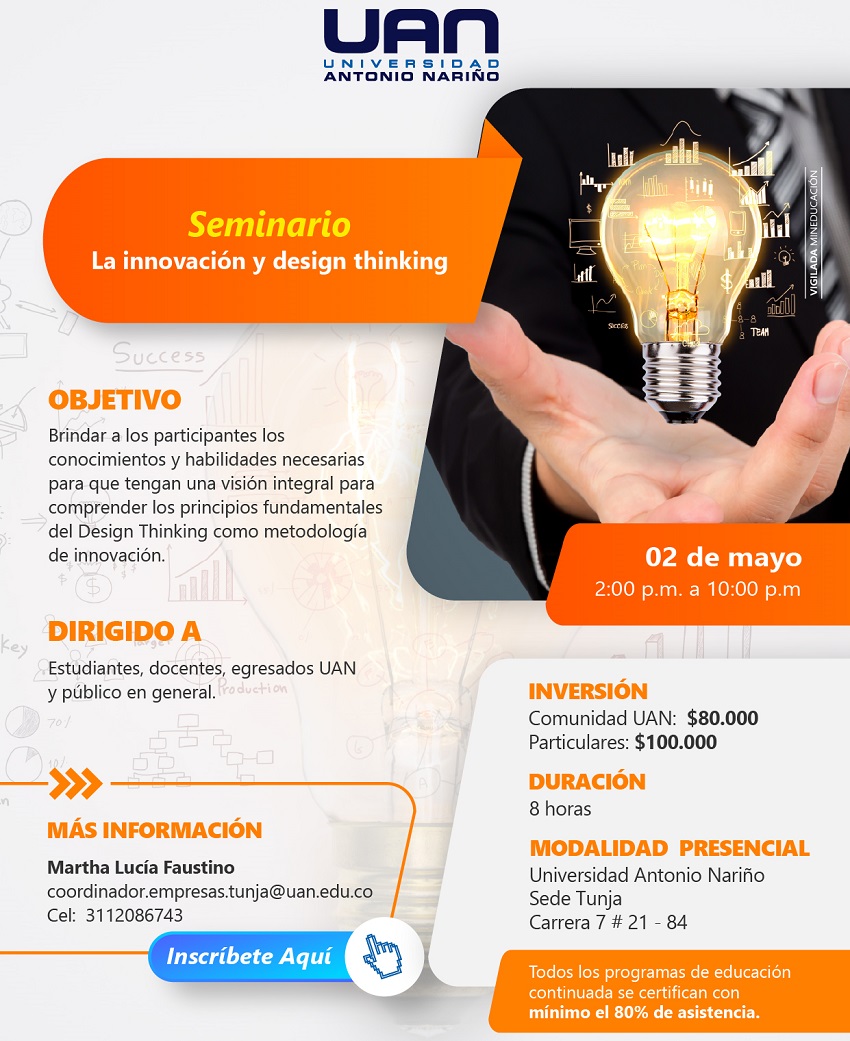 InnovacionDesignThinking TunjaPresencial M