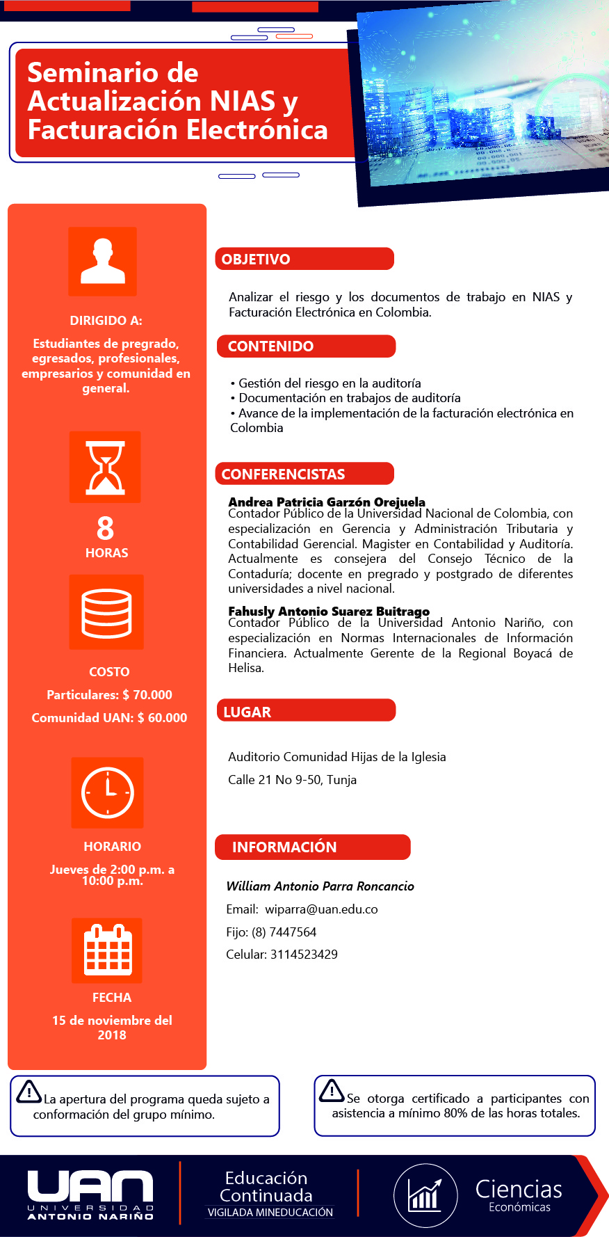 SeminarioActualizacionNIASFacturacionElectronica Tunja2018 Mailing