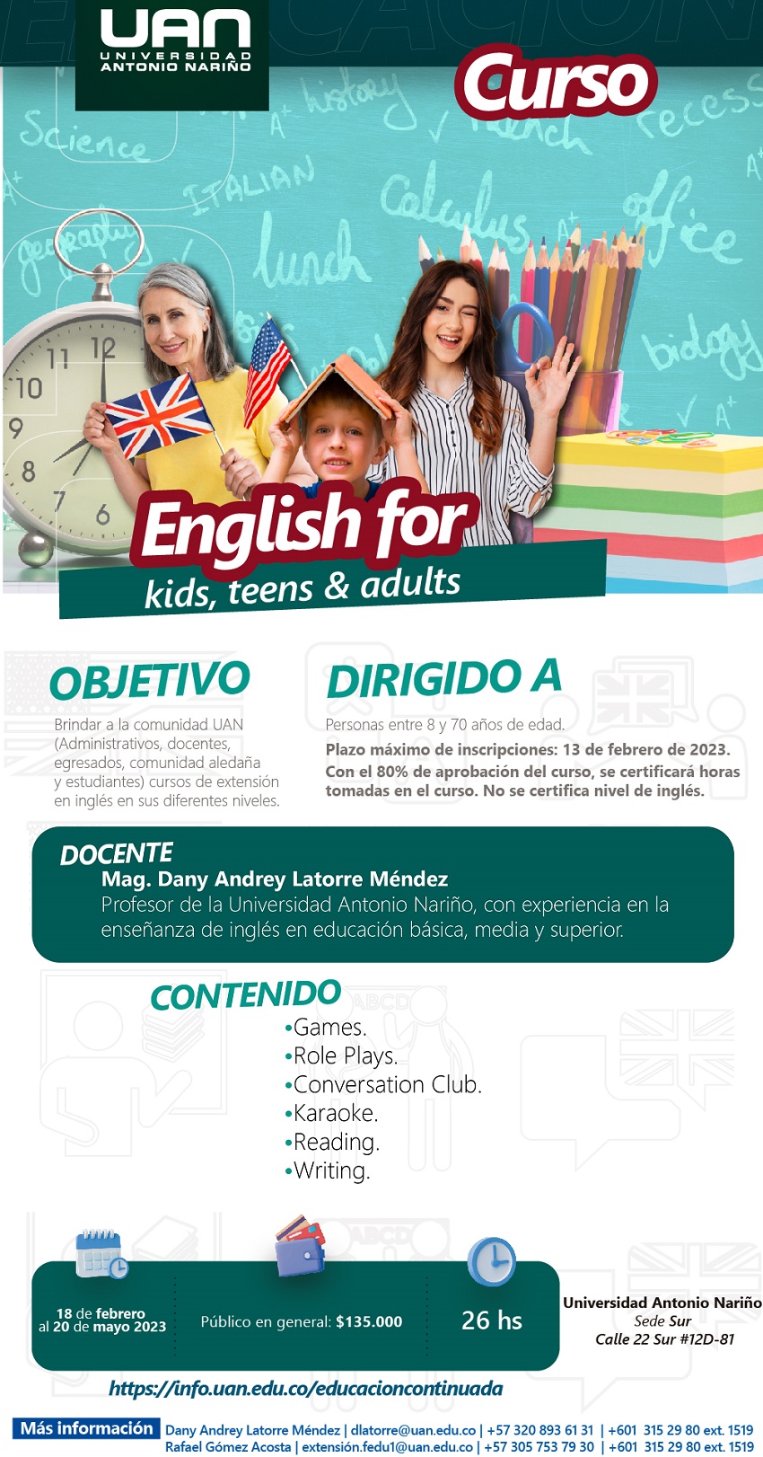 EnglishKidsTeensAdults SurPresencial1 2023 M