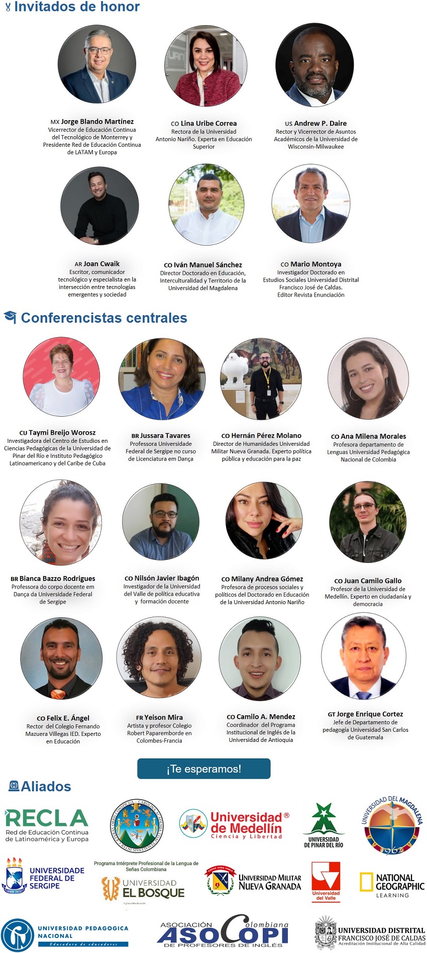 SIFORED2025 B InvitadosConferencistasAlidados