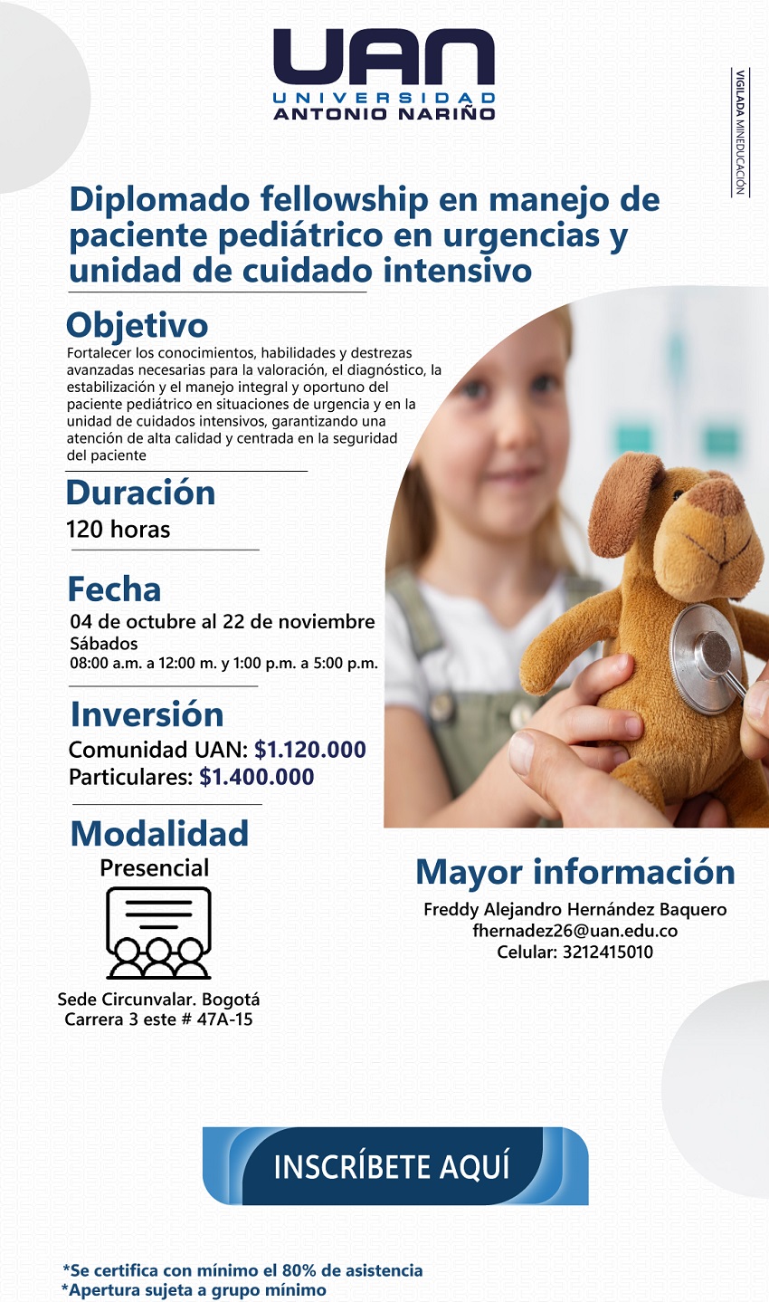 FellowshipManejoPacientePediatricoUrgenciasUnidadCuidadosIntensivo CircunvalarPresencial M