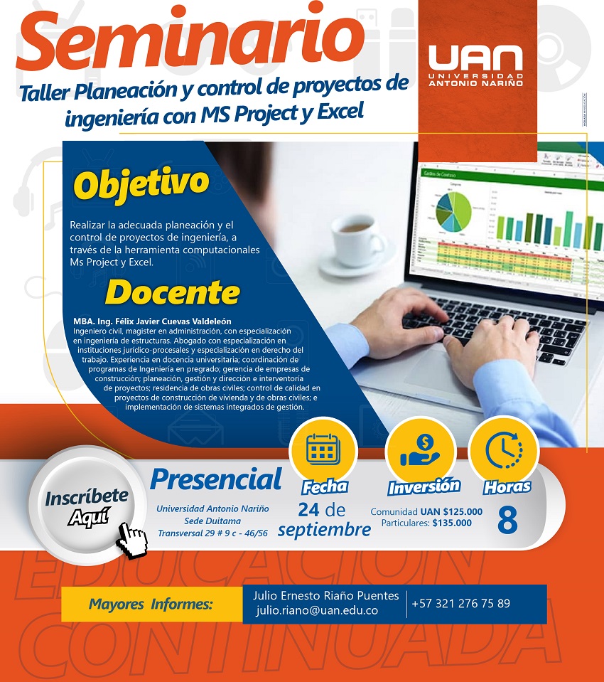 PlaneacionControlProyectosIngenieriaMSProjectExcel DuitamaPresencial2022 M