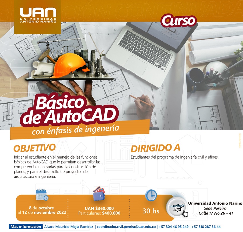AutoCADEnfasisIngenieria PereiraPresencial2022 M