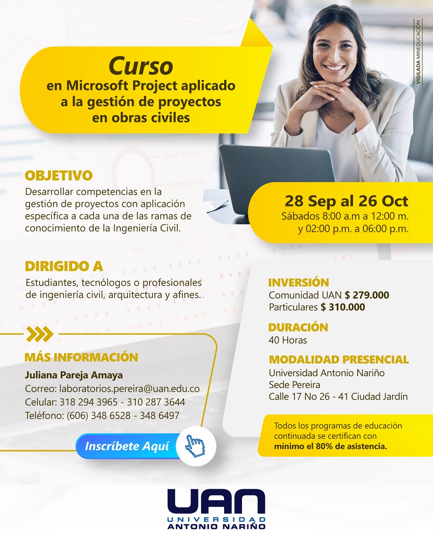 MicrosoftProjectAplicadoGestionProyectosObrasCiviles PereiraPresencial M