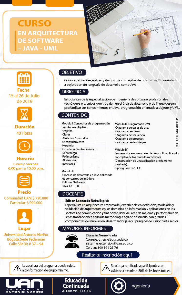 ArquitecturaSoftwareJavaUML Federman2019 M