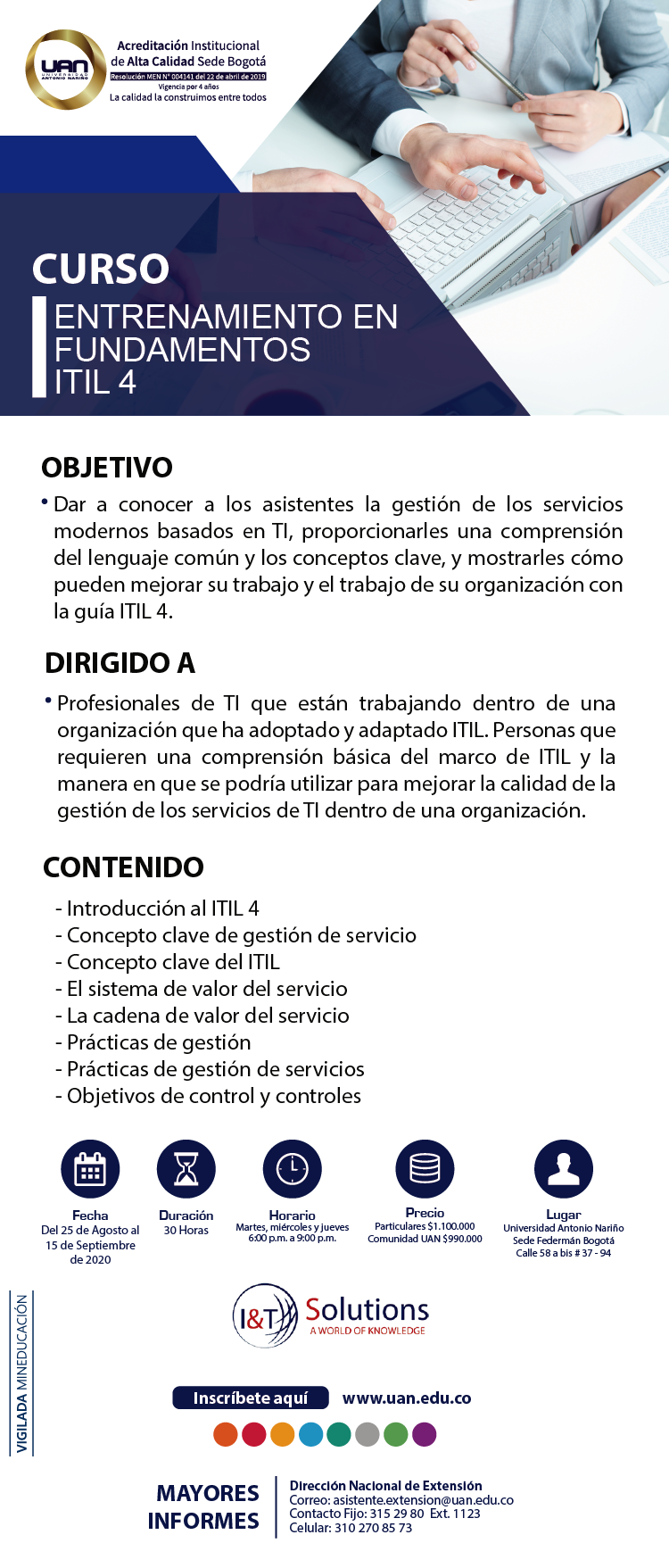 EntrenamientoFundamentosITIL4 Federman2020 M
