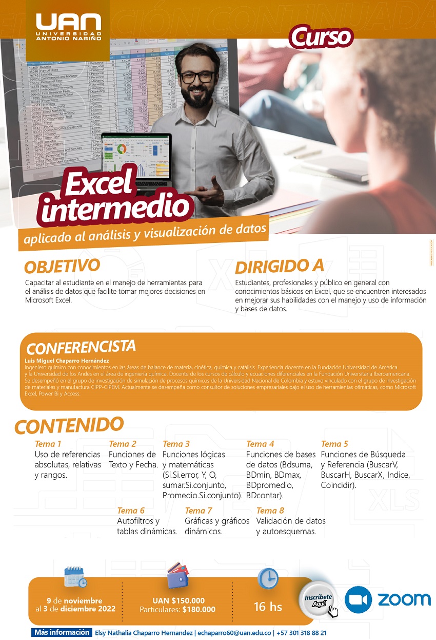 ExcelIntermedioAplicadoAnalisisVisualizacionDatos SurVirtual M