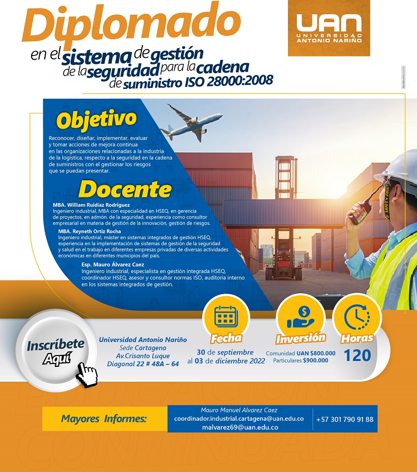 SistemaGestionSeguridadCadenaSuministros CartagenaPresencial2022 M