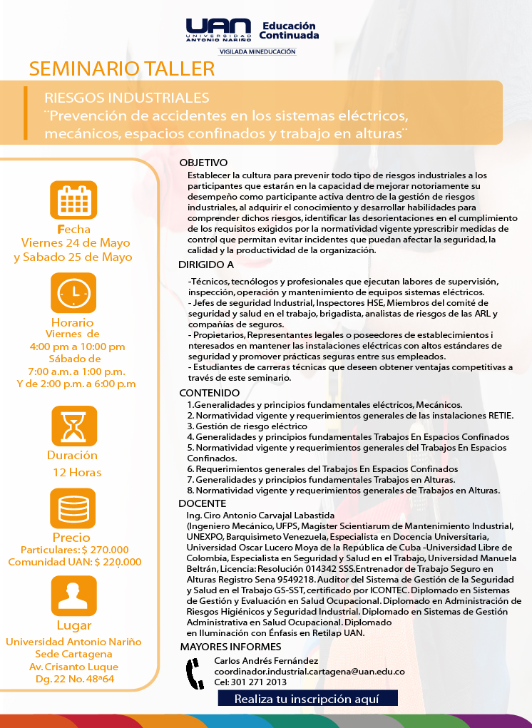 TallerRiesgosIndustriales Cartagena2019 M
