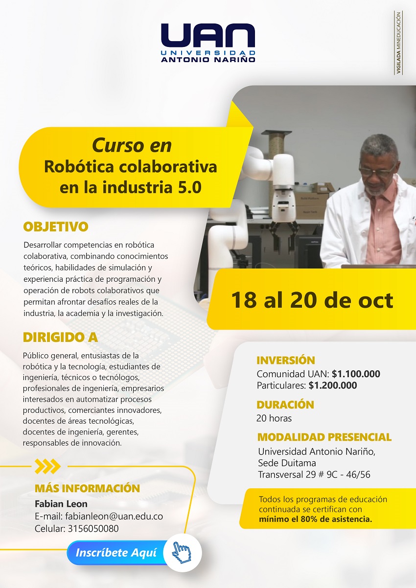 RoboticaColaborativaIndustria5 0 DuitamaPresencial M