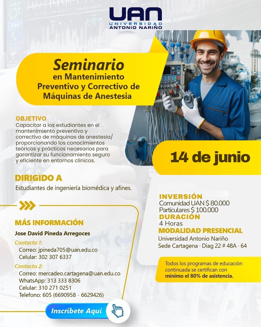 MantenimientoPreventivoCorrectivoMaquinasAnestesia CartagenaPresencial2025 M