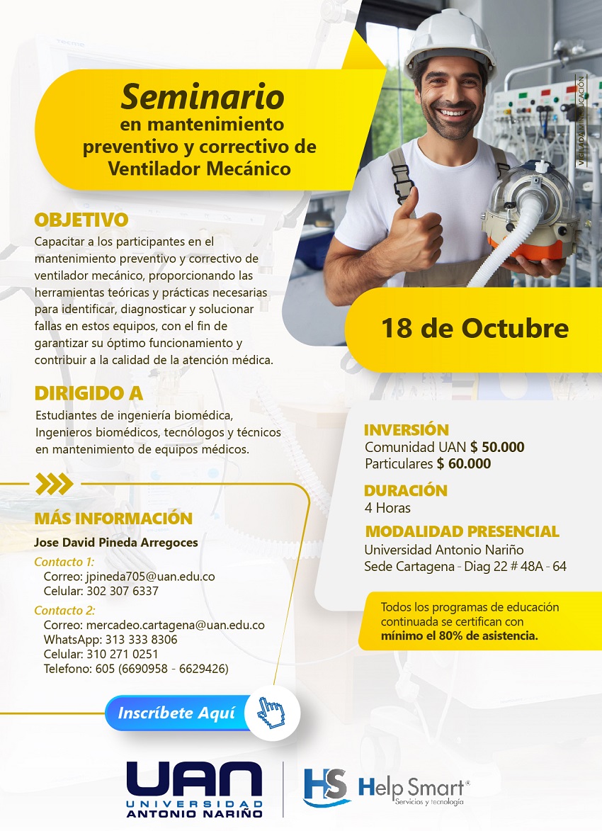 MantenimientoPreventivoCorrectivoVentiladorMecanico CartagenaPresencial M