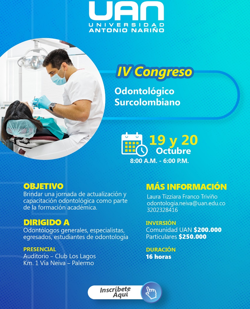 IVCongresoOdontologicoSurcolombiano NeivaPresencial2023 M