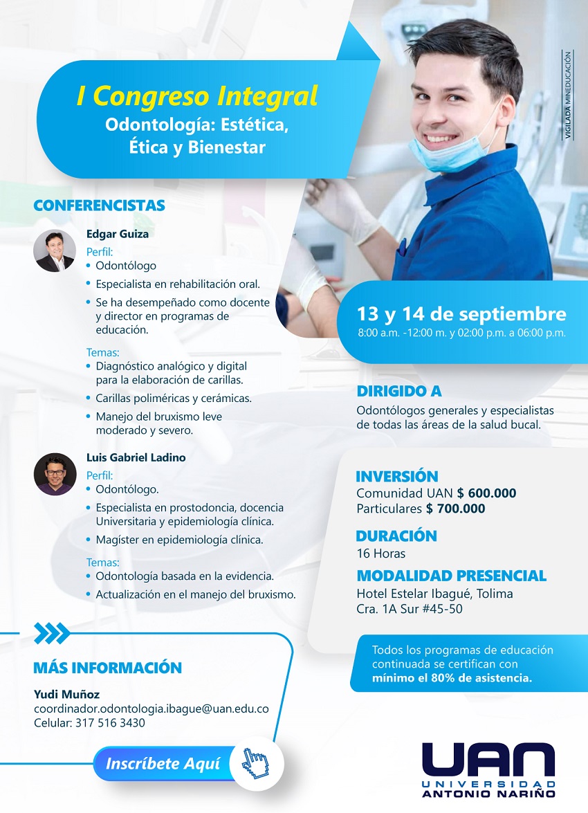 OdontologiaEsteticaEticaBienestar IbaguePresencial M