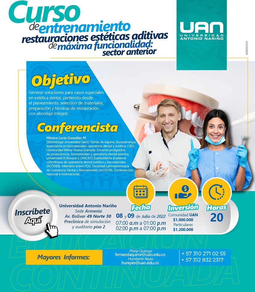 EntrenamientoRestauracionesEsteticasAditivas ArmeniaPresencial2022 M