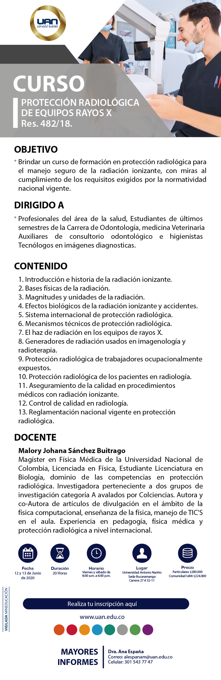 ProteccionRadiologicaEquiposRayosX Bucaramanga2020Vr1 M