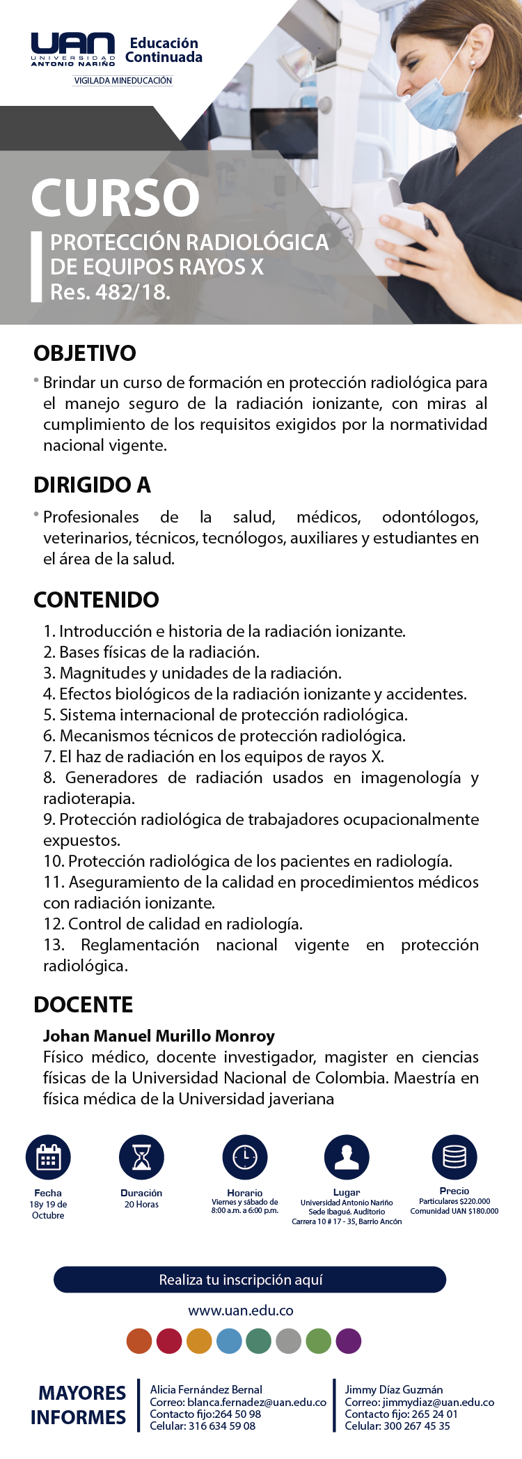BannerCursoCapacitacionEntrenamientoDiagnosticoCariesDental Neiva2018