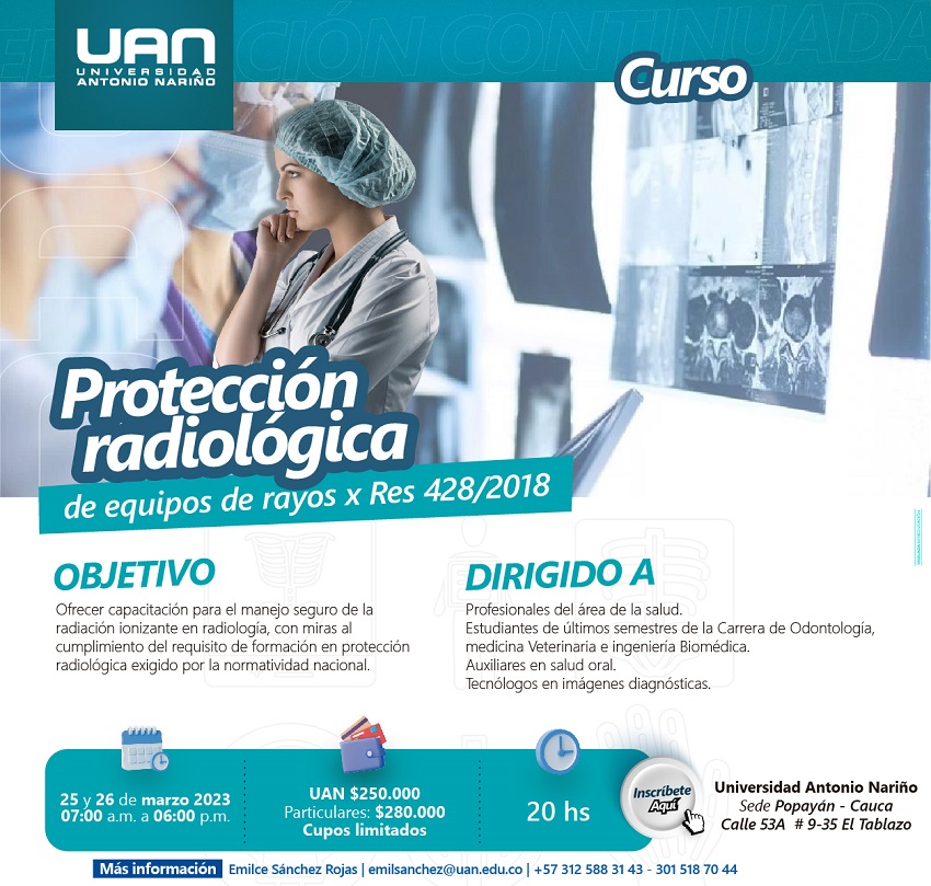 ProteccionRadiologicaEquiposRayosX PopayanPresencial1 2023 M