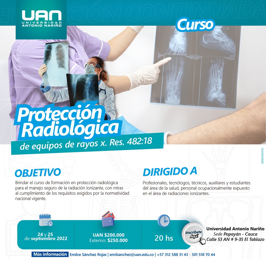 ProteccionRadiologicaEquiposRayosX PopayanPresencial2 2022 M