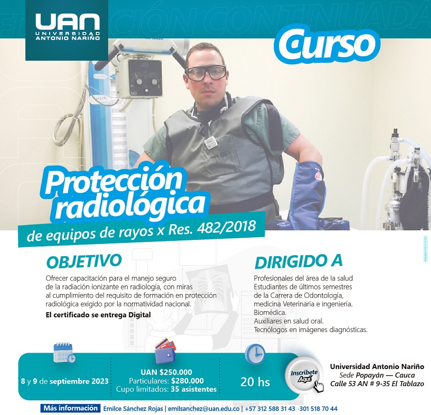 ProteccionRadiologicaEquiposRayosX PopayanPresencial2 2023 M