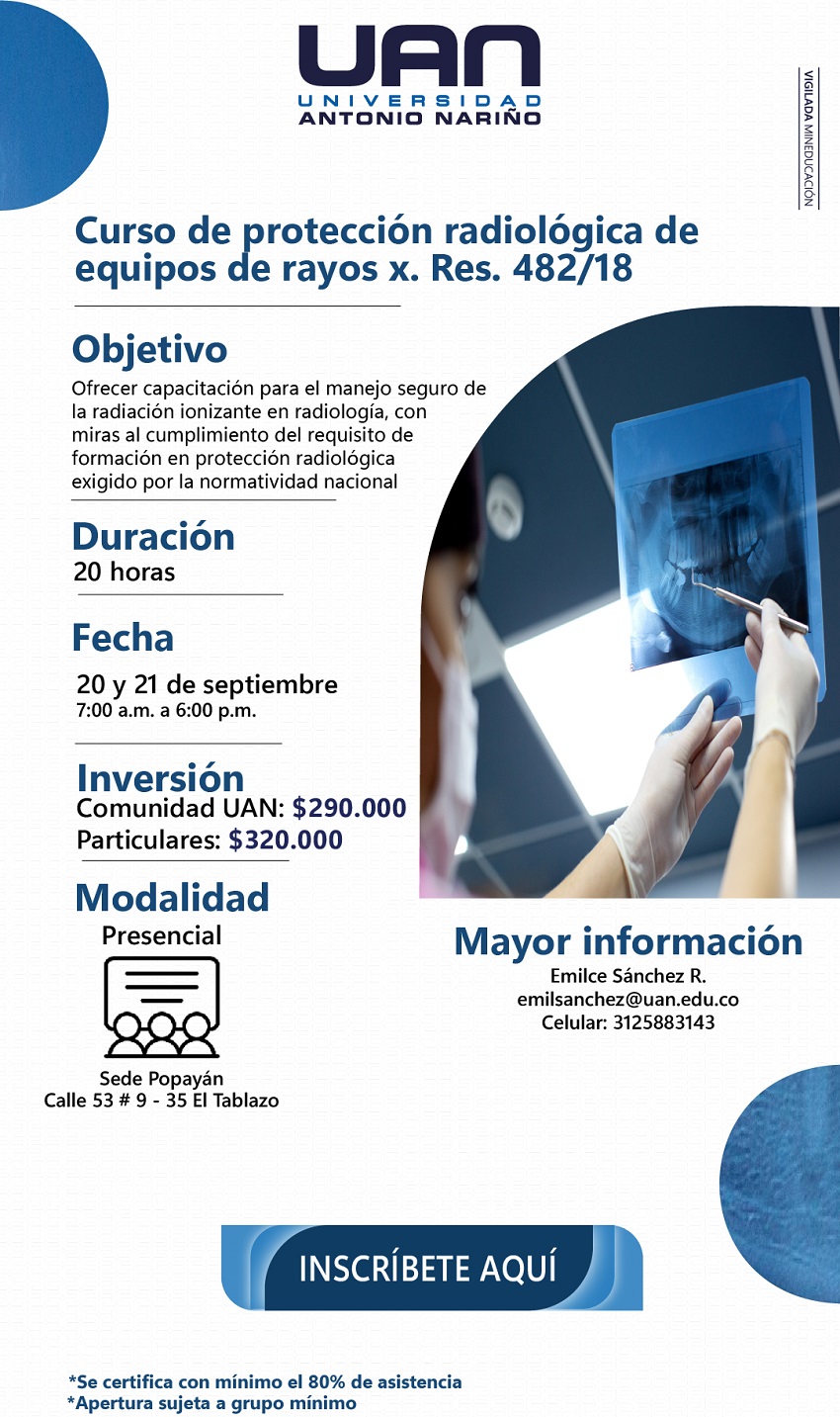 ProteccionRadiologicaEquiposRayosX PopayanPresencial2 2025 M
