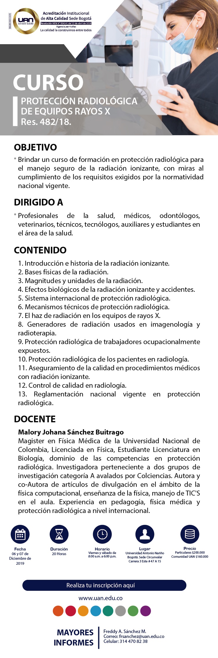 ProteccionRadiologicaEquiposRayosXRes482 18 Circunvalar2 2019 M