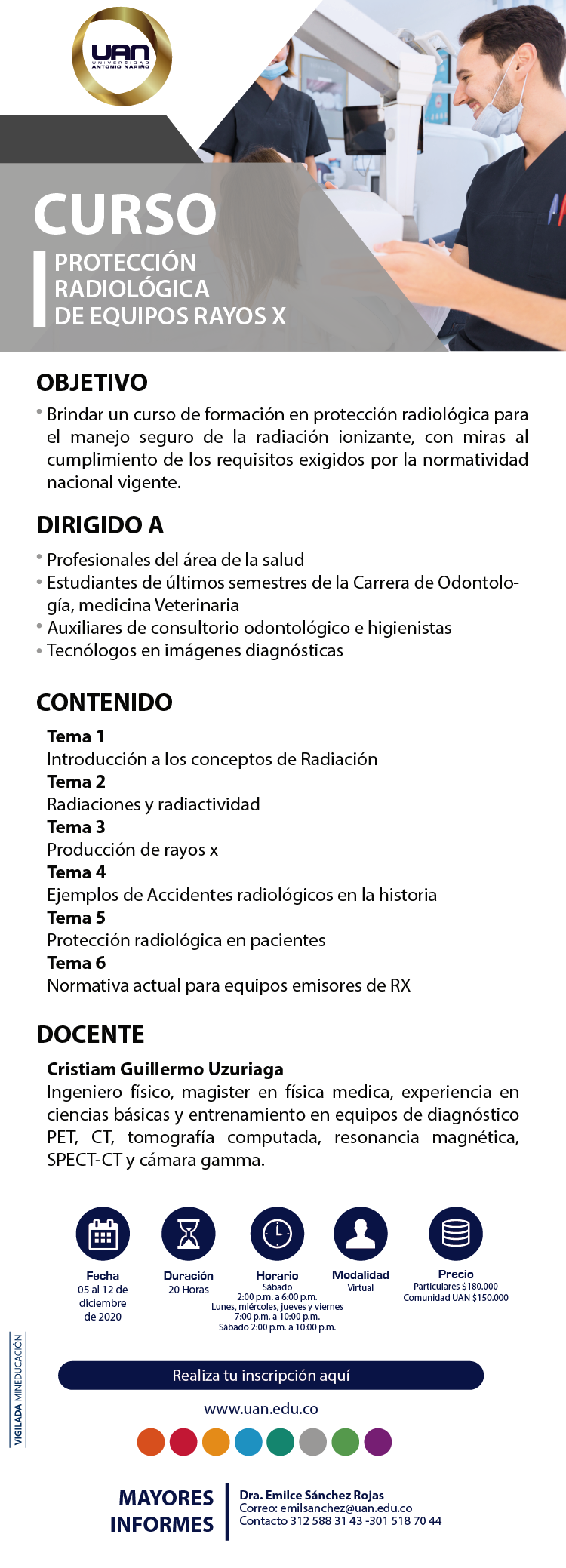 ProteccionRiologicaEquiposRayosX PopayanVirtual2 2020 M