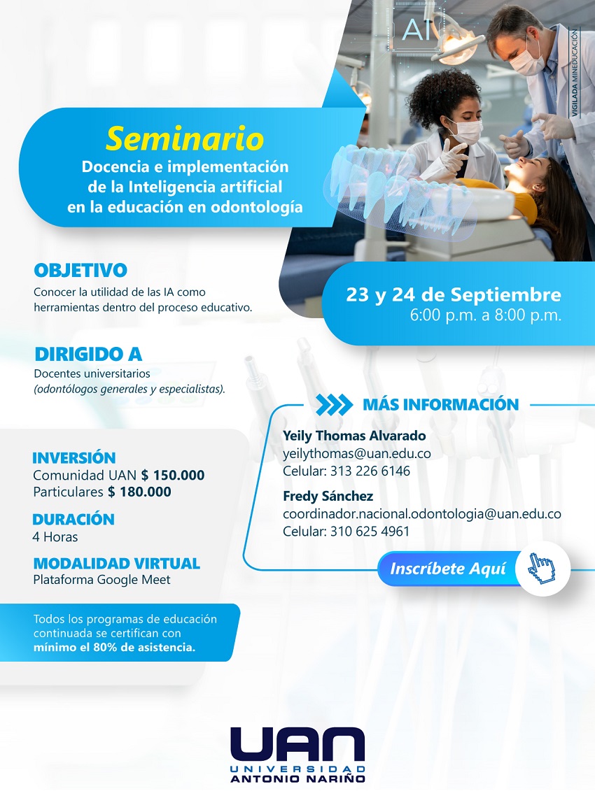 DocenciaImplementacionIAEducacionOdontologica CircunvalarVirtual M