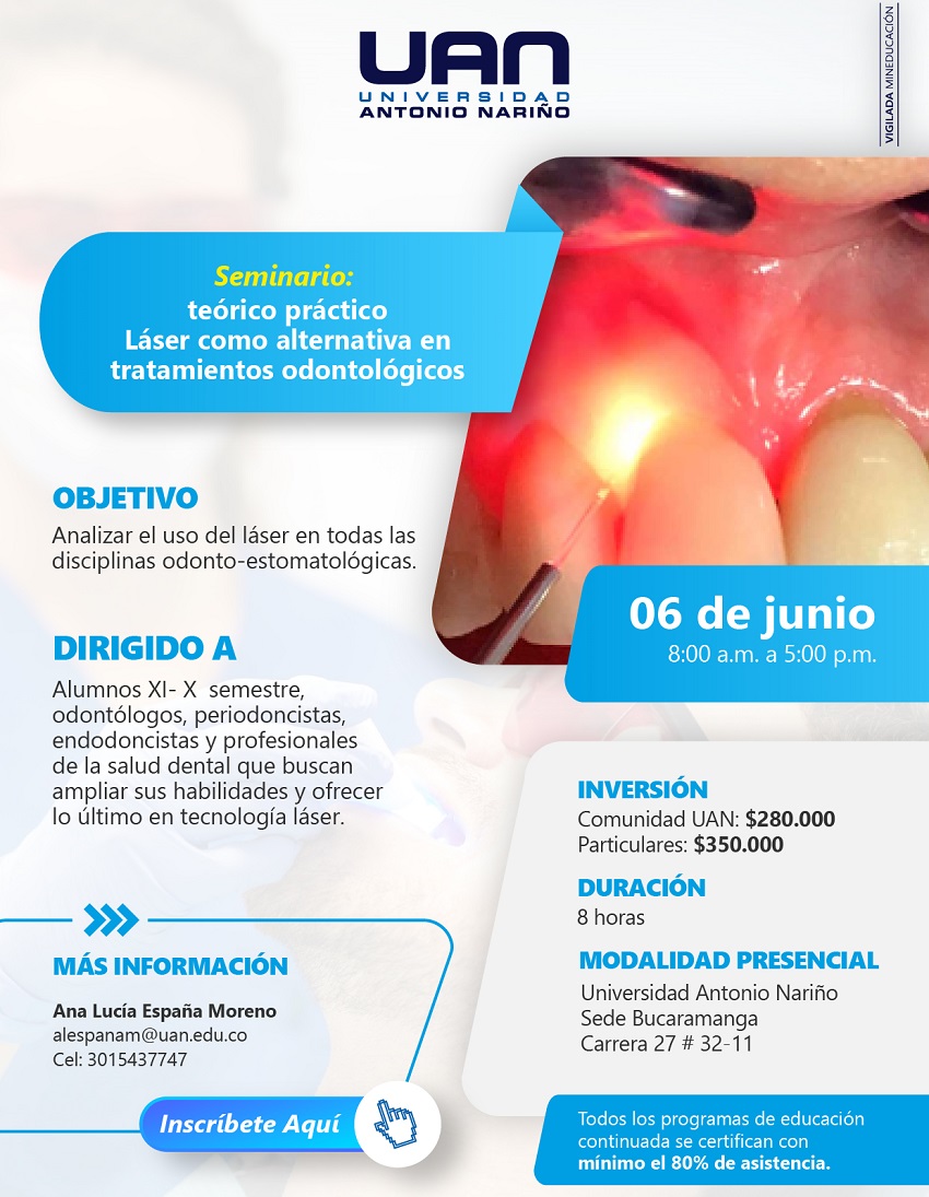 LaserAlternativaTratamientosOdontologicos BucaramangaPresencial M