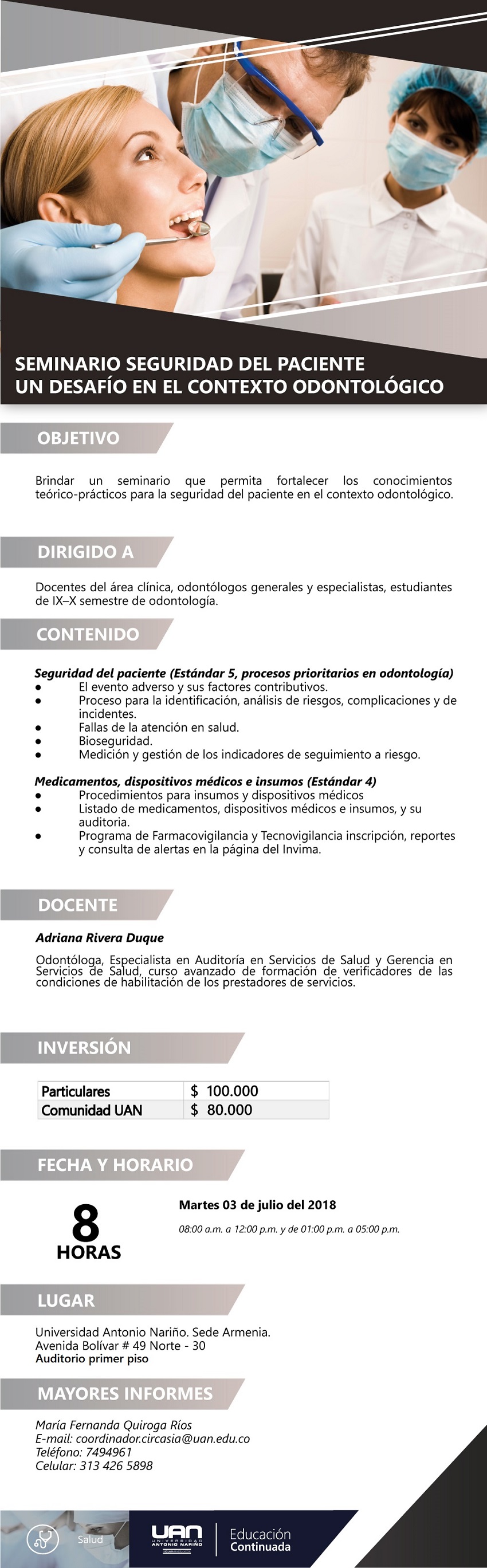 MailingSeminarioSeguridadPaciente Armenia2018