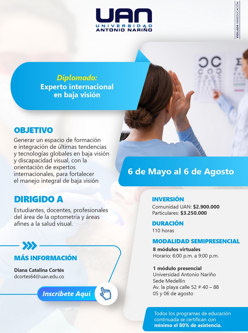 ExpertoInternacionalBajaVision MedellinSemipresencial M