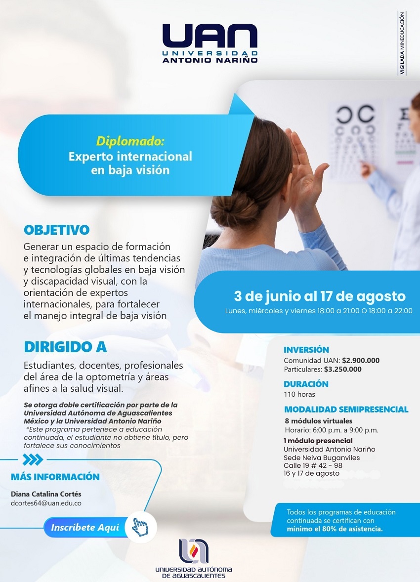 ExpertoInternacionalBajaVision NeivaSemipresencial M